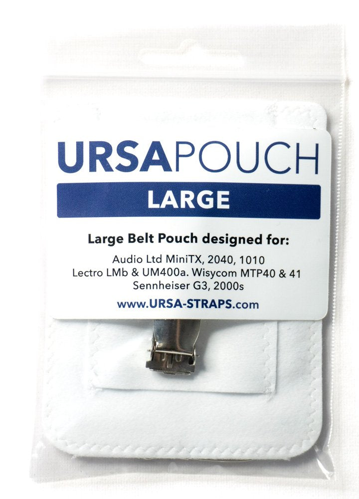 Ursa Straps Belt Pouch - Large (White)