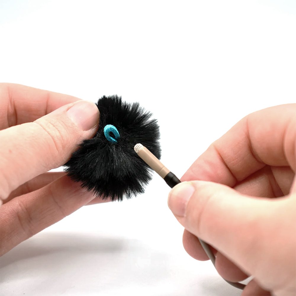 Radius Urchin Lavalier Fur Windshield Pair Black