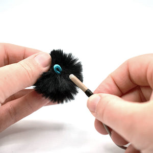 Radius Urchin Lavalier Fur Windshield Pair Black
