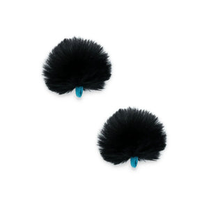 Radius Urchin Lavalier Fur Windshield Pair Black