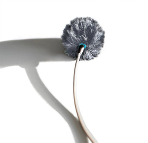Radius Mini Urchin Lavalier Fur Windshield Pair Grey