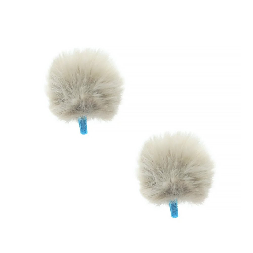Radius Mini Urchin Lavalier Fur Windshield Pair White