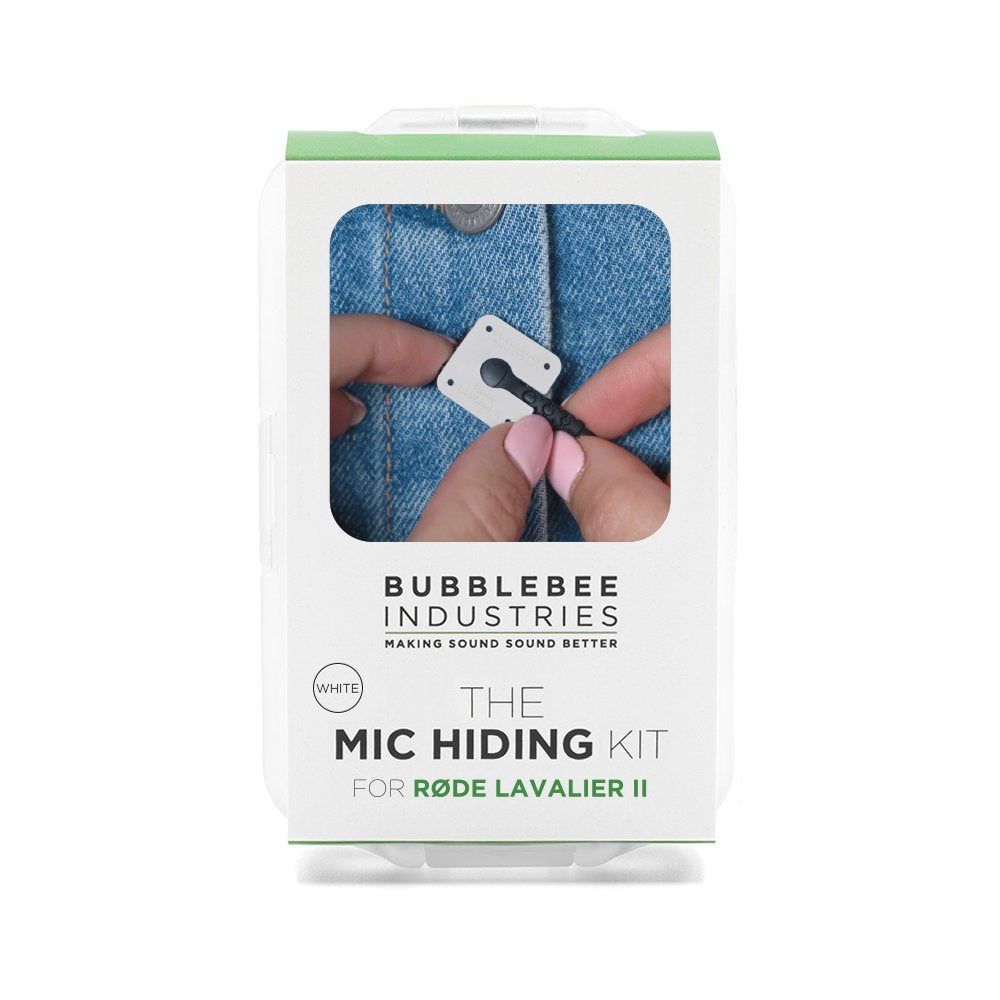 Bubblebee Industries The Mic Hiding Kit for RØDE Lavalier II, White