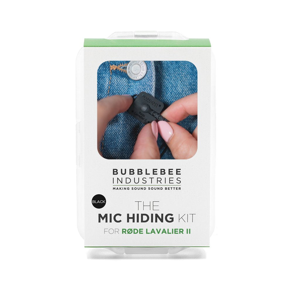 Bubblebee Industries The Mic Hiding Kit for RØDE Lavalier II, Black