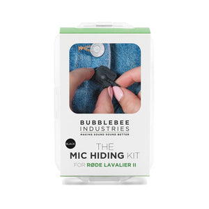 Bubblebee Industries The Mic Hiding Kit for RØDE Lavalier II, Black