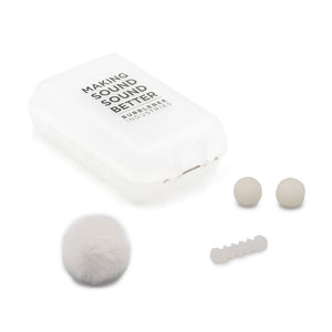 Bubblebee Industries The Outdoor Mic Kit for RØDE Lavalier II, White
