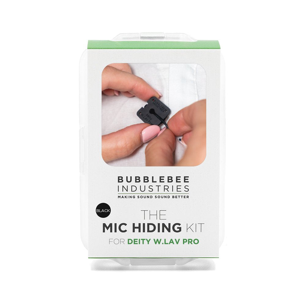 Bubblebee Industries The Mic Hiding Kit for Deity W.Lav Pro, Black