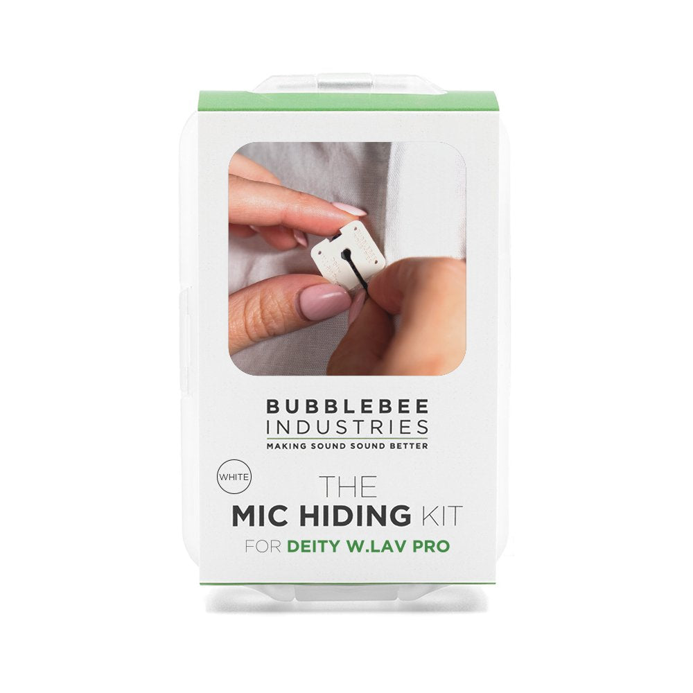 Bubblebee Industries The Mic Hiding Kit for Deity W.Lav Pro, White