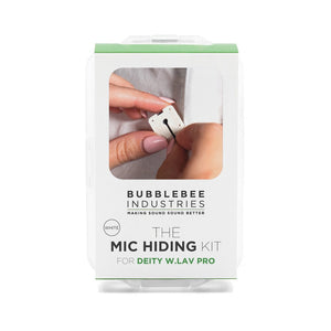 Bubblebee Industries The Mic Hiding Kit for Deity W.Lav Pro, White