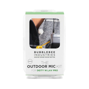 Bubblebee Industries The Outdoor Mic Kit for Deity W.Lav Pro, White