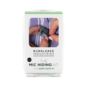 Bubblebee Industries The Mic Hiding Kit for Sony ECM-V1, Black