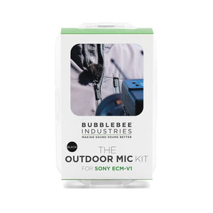 Bubblebee Industries The Outdoor Mic Kit for Sony ECM-V1, Black