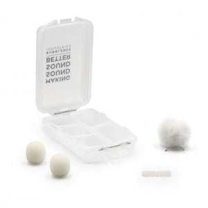 Bubblebee Industries The Outdoor Mic Kit for Sony ECM-V1, White