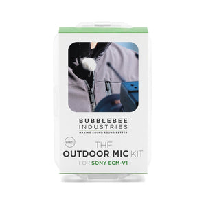 Bubblebee Industries The Outdoor Mic Kit for Sony ECM-V1, White