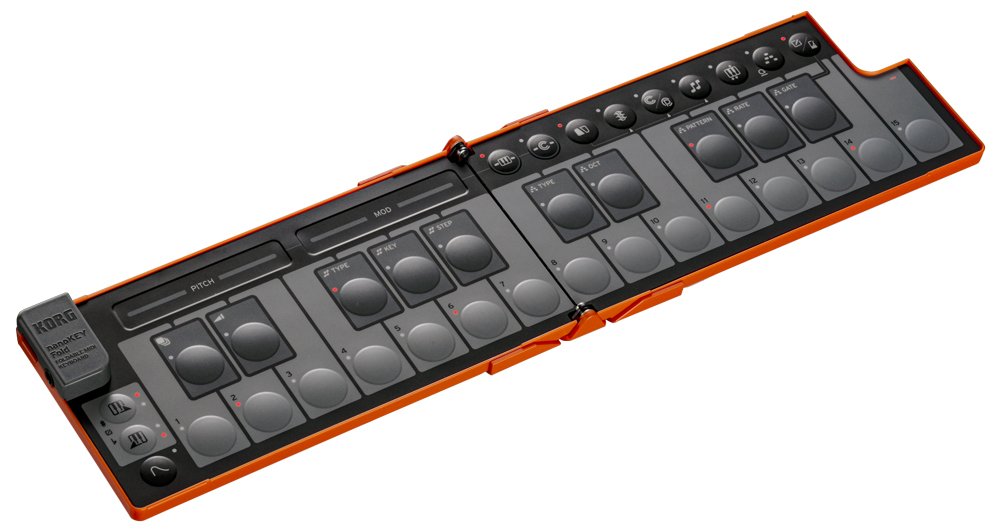 Korg nanoKEY Fold - Lava Orange