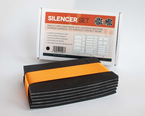 Hide-a-mic Hide-a-mic Silencer Set (2x3 sheets, Black)