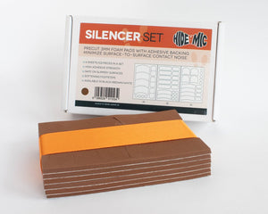 Hide-a-mic Hide-a-mic Silencer Set (2x3 sheets, Brown)
