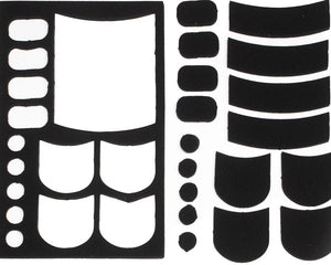 Hide-a-mic Hide-a-mic Silencer Set (2x3 sheets, White)