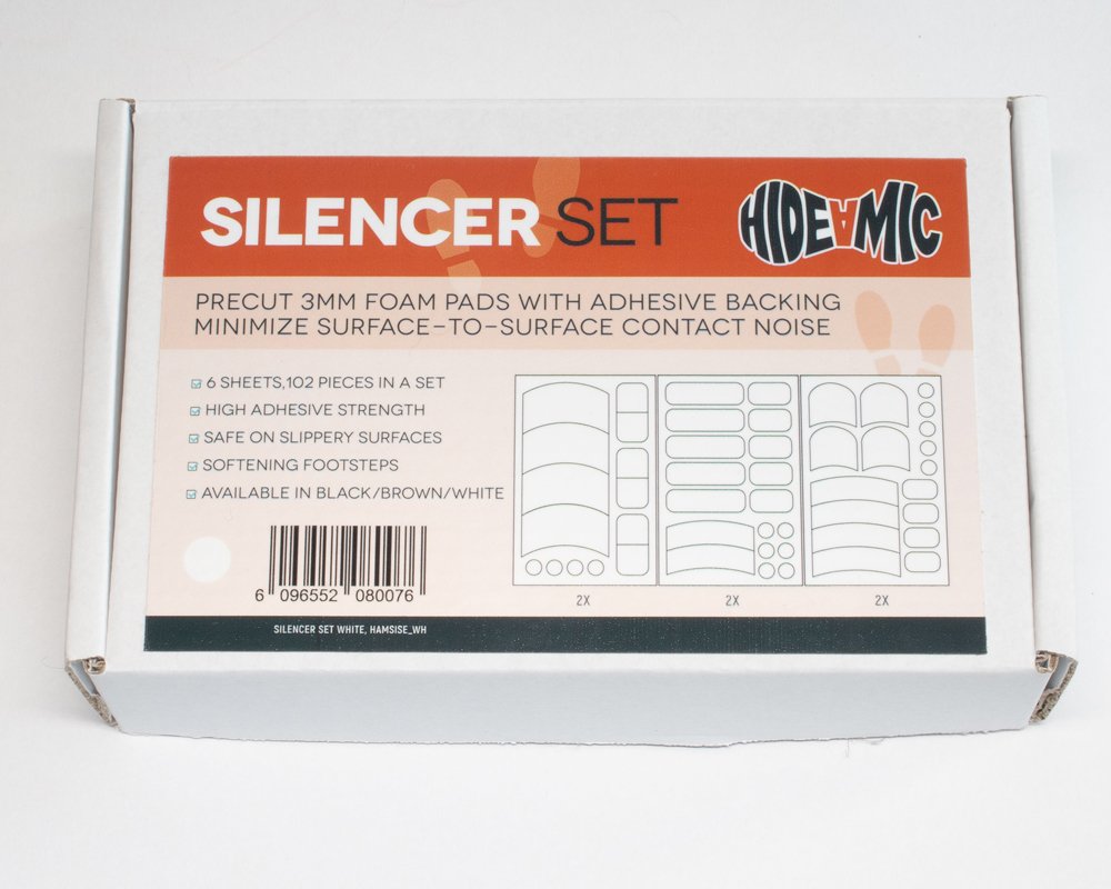 Hide-a-mic Hide-a-mic Silencer Set (2x3 sheets, White)