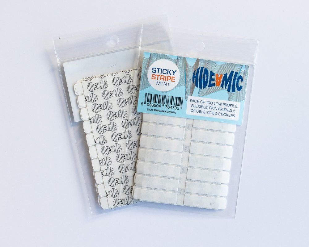 Hide-a-mic Sticky Stripe Mini (100 units)
