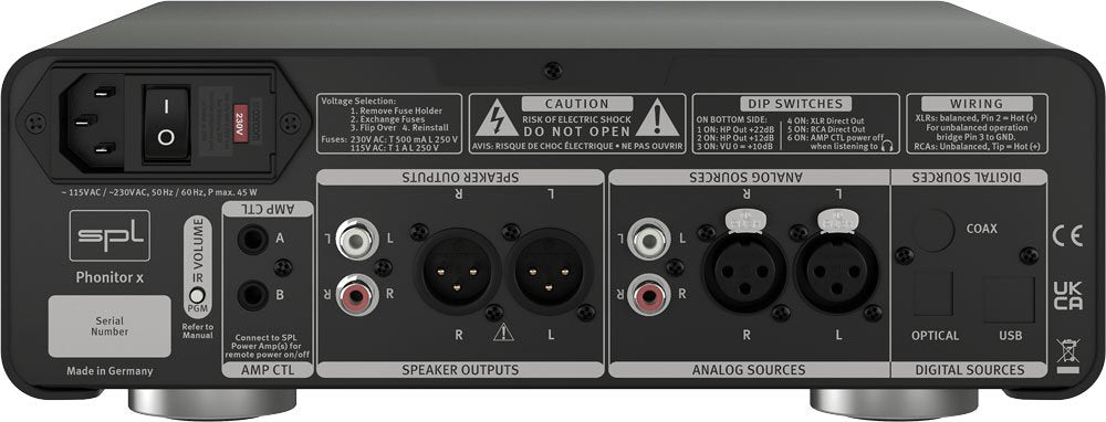 SPL Phonitor x + DAC768xs (Black)