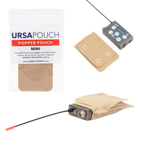 Ursa Straps Popper Pouch - Mini (Beige)