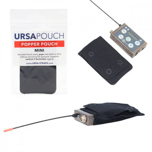 Ursa Straps Popper Pouch - Mini (Black)
