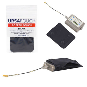 Ursa Straps Popper Pouch - Small (Black)