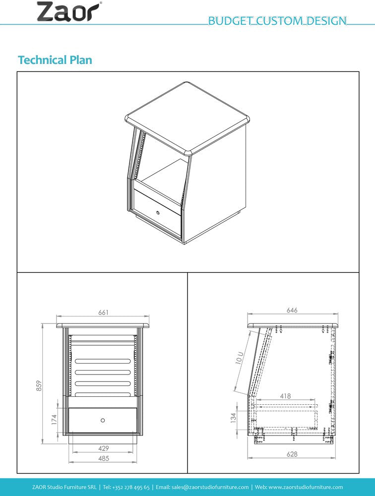 Zaor Rackspace One - White Gloss