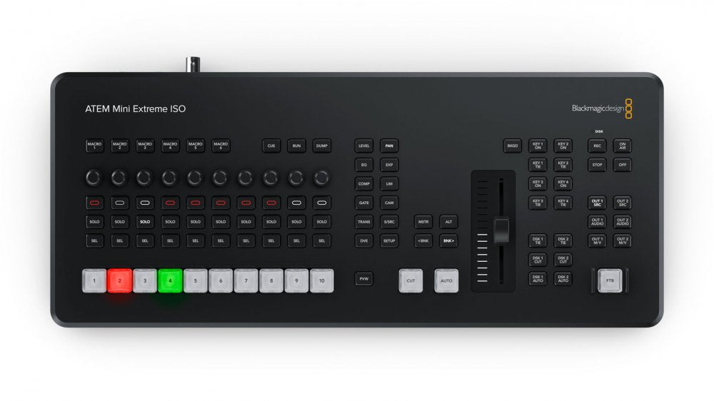 Blackmagic Design ATEM Mini Extreme ISO G2 switcher with 8 HDMI inputs
