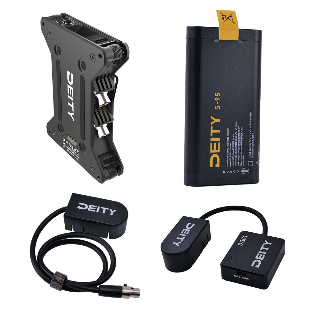 Deity Microphones SPD Mini Power Solution Kit (SPD- mini, S-95, SPD-T4BATT, DQC1)