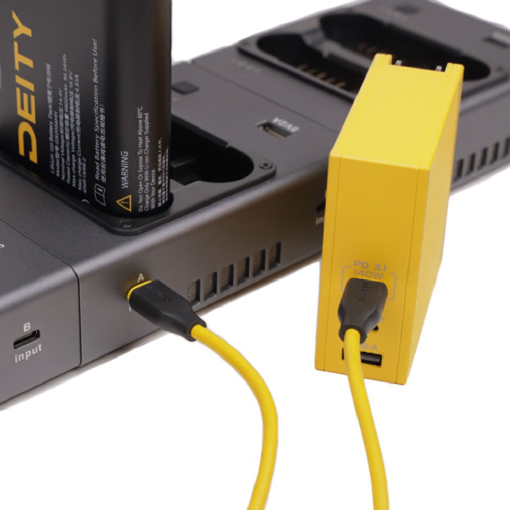 Deity Microphones 140 Watt GaN Pro USB-C Power Adapter