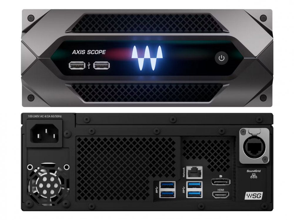 Waves eMotion LV1 64-Channel Mixer with Axis One Custom Computer