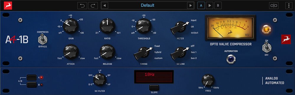 Antelope Audio A4-1B Analog Automated Opto Valve Compressor - Complete