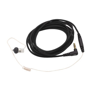 Bubblebee Industries The Sidekick Broadcast Earpiece IFB In-Ear Monitor (Mono, Curly, Long Cable)