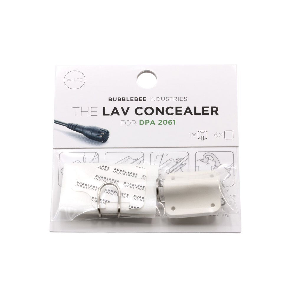 Bubblebee Industries The Lav Concealer for DPA 2061, White