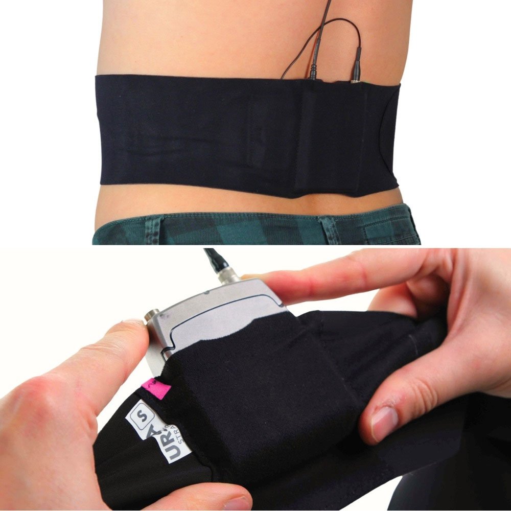 Ursa Straps Waist belt - X-Large w/Big Pouch (Black)