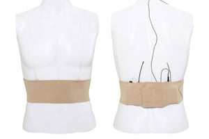 Viviana Straps Extreme Waist Low Profile Double Pouch Strap (Beige)