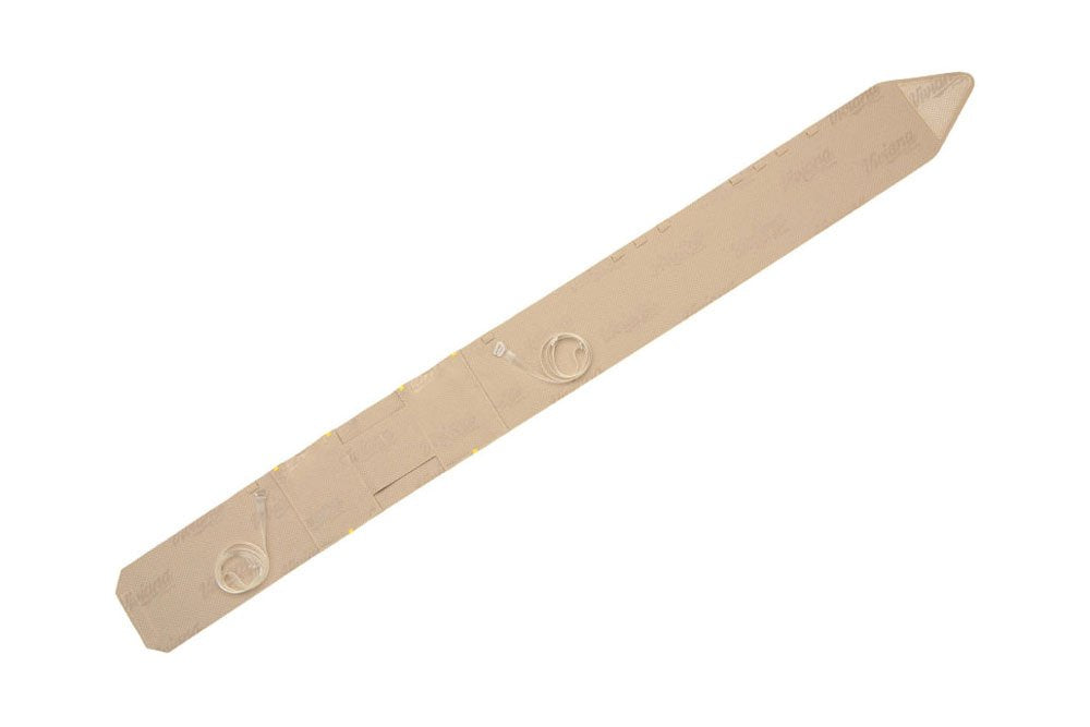 Viviana Straps Extreme Waist Low Profile Double Pouch Strap (Beige)
