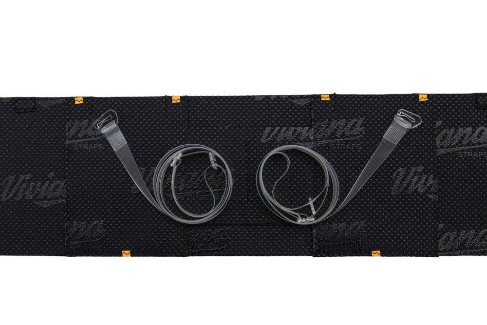 Viviana Straps Extreme Waist Low Profile Double Pouch Strap (Black)