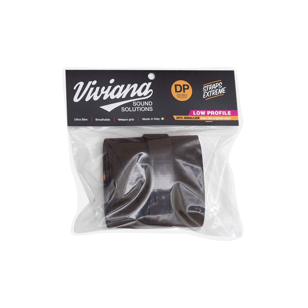 Viviana Straps Extreme Waist Low Profile Double Pouch Strap (Brown)