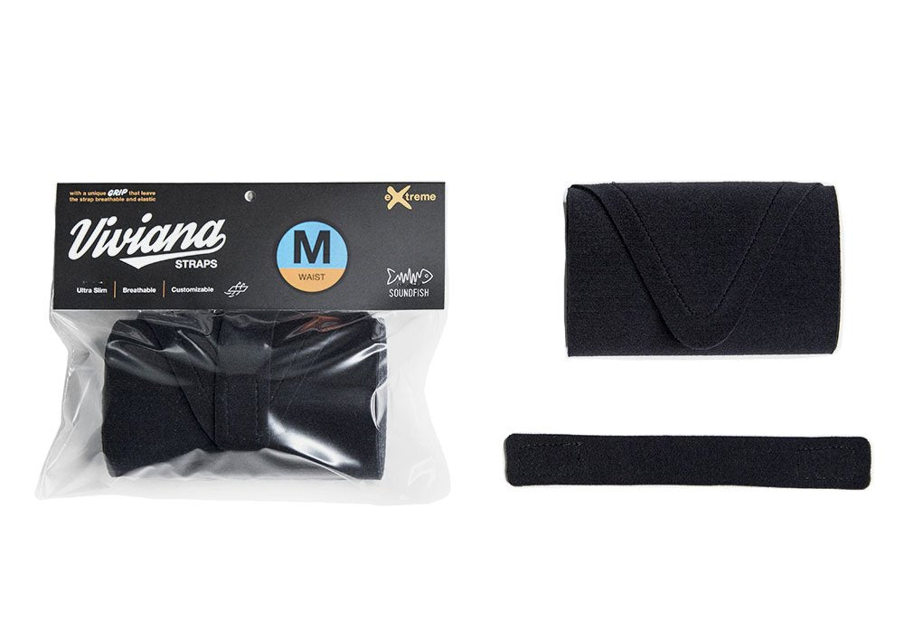 Viviana Straps Extreme Waist Low Profile (Medium, Black)