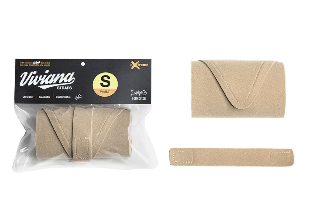 Viviana Straps Extreme Waist Low Profile (Small, Beige)