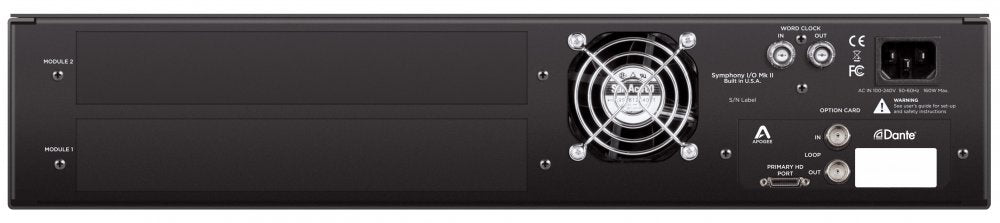 Apogee Symphony I/O MKII Chassis with Pro Tools HD Plus Card
