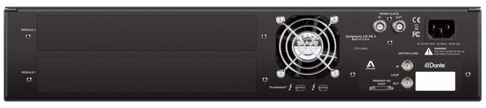 Apogee Symphony I/O MKII Chassis with Thunderbolt/Pro Tools HD+ Car