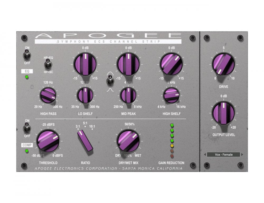 Apogee ECS Channel Strip