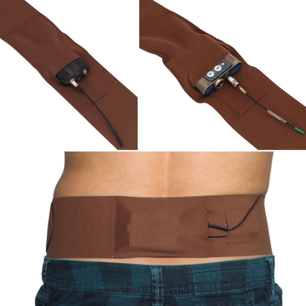 Ursa Straps Waist Sideways Pouch - Small (Caramel)