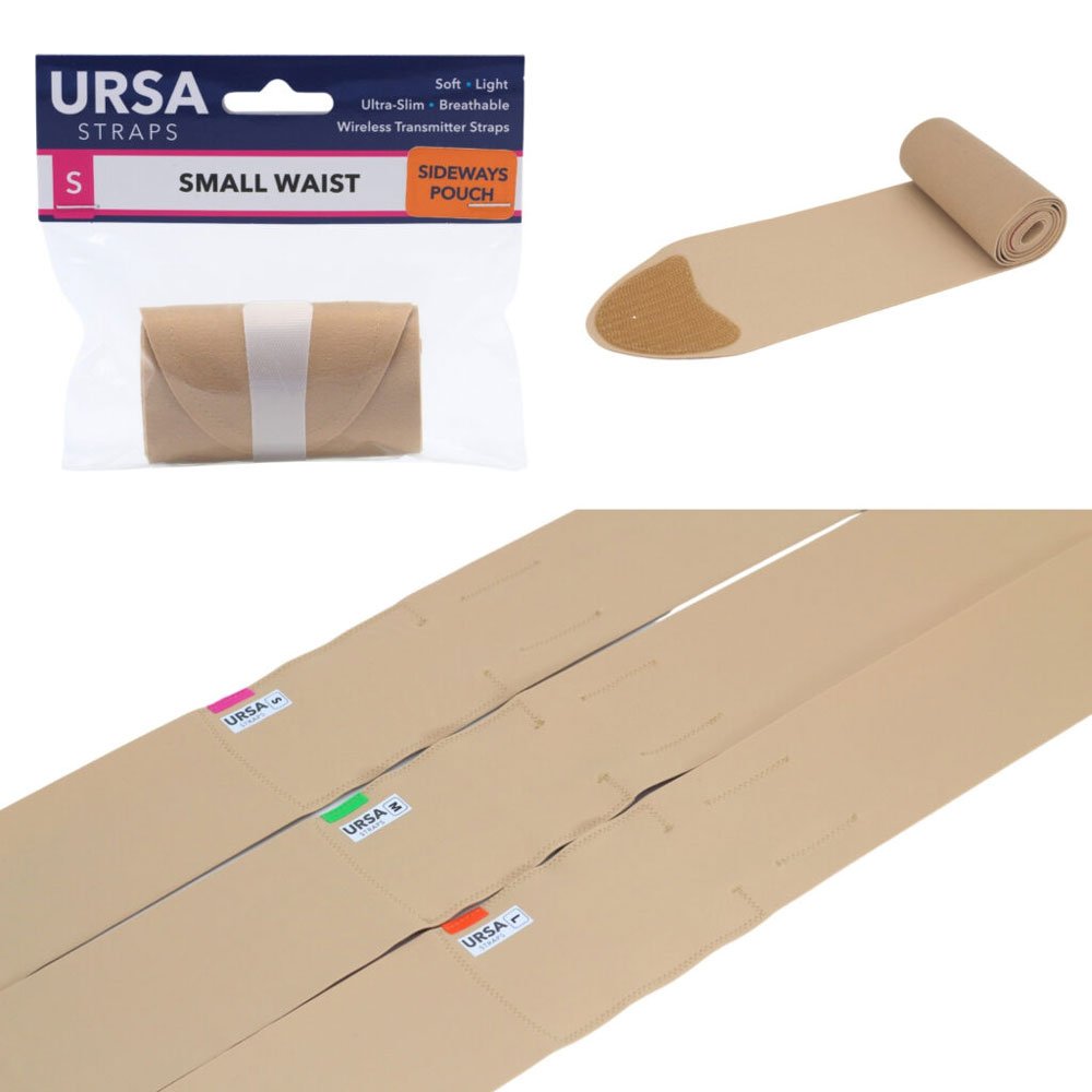 Ursa Straps Waist Sideways Pouch - Medium (Beige)