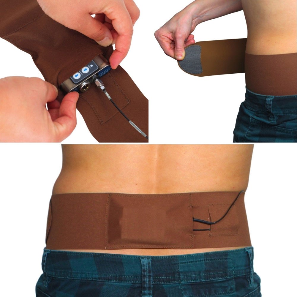 Ursa Straps Waist Sideways Pouch - Medium (Caramel)