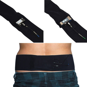 Ursa Straps Waist Sideways Pouch - Large (Black)